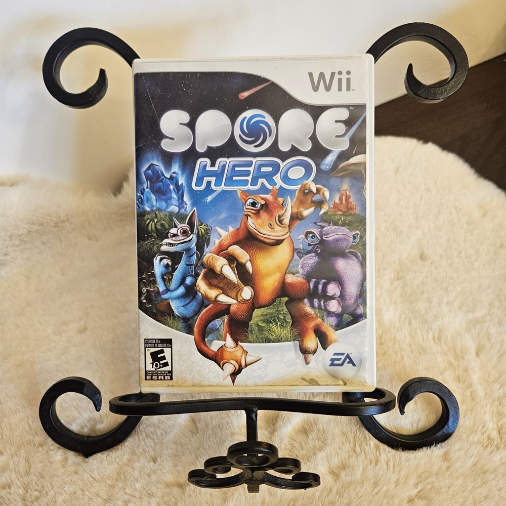 Spore Hero (Nintendo Wii, 2009) Video Game CIB Tested -NIOB